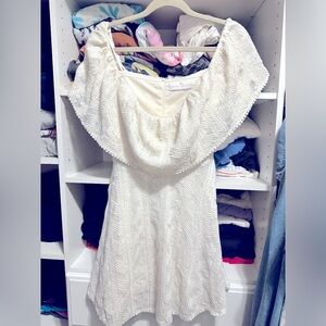 Cream Amanda Uprichard dress. Size medium